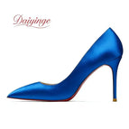 Blue silk 8 cm / 36 / China Mainland