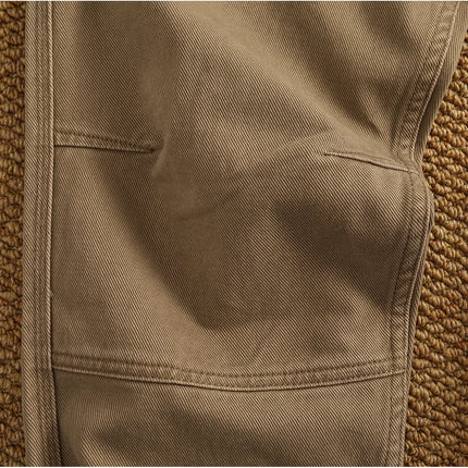 Autumn And Winter New American Retro 100% Cotton Multi-pocketed Washed Old Straight Casual Pants Loose Fashion Cargo Trousers