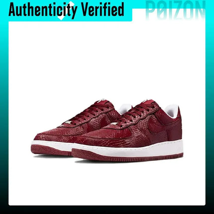 Nike x Kobe Bryant Air Force 1 Breathable Low top Skateboard Shoes Men's Red White IB0018-600