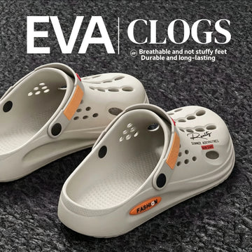 Sandali Zoccoli in EVA da Uomo, Traspiranti, Leggeri, Antiscivolo, Scarpe Estive da Spiaggia per Ragazzi, Ciabatte Trendy da Esterno - platinumshop