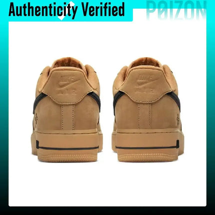 Nike Air Force 1 Black Brown Warrior Thermal Height Increasing Abrasion Resistant CJ9179-200(Team93-S-BOX)