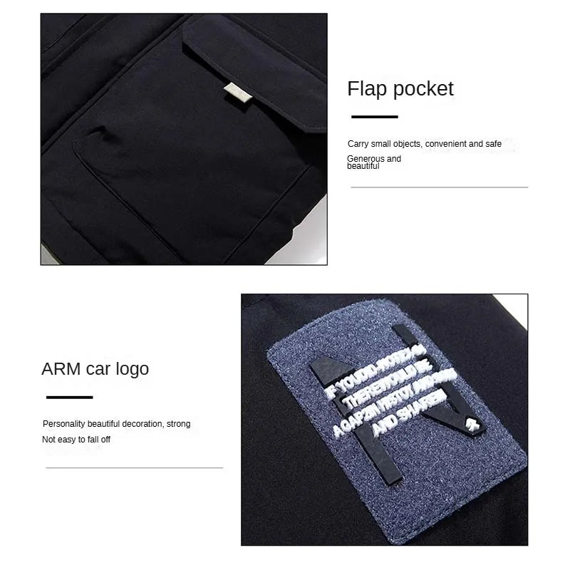 2025 Outdoor Warm Thick Jacket and Tactical Pants, Winter Windproof, Cold-resistant, Warm Fishing, Cycling, Skiing, Clothing