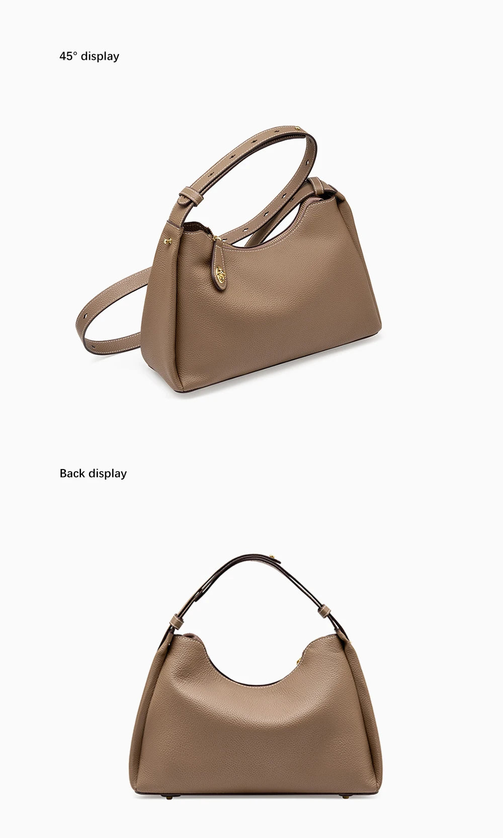 Zency 2024 New Retro Stitching Color Fashion borsa da donna in vera pelle borsa a tracolla borsa a tracolla Cross Body Top Handl