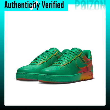Nike Air Force 1 Breathable Skateboard Shoes Men's Green Orange IB6834-300