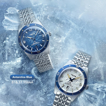 Seagull Men‘s Luxury Mechanical Watch Luminous Waterproof Multi Function Sapphire Mirror Antarctica Expedition 816.37.1064A NEW