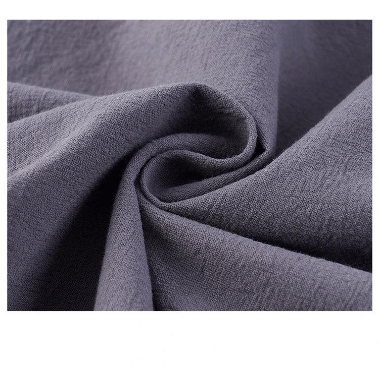 Camicie da uomo tradizionali Camicie da uomo in cotone e lino retrò stile cinese Camicette casual da uomo Kung Fu Tai Chi Tang da meditazione Zen