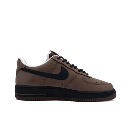 Nike Air Force 1 Abrasion Resistant Lightweight Low top Skateboard Shoes Men's Black Brown