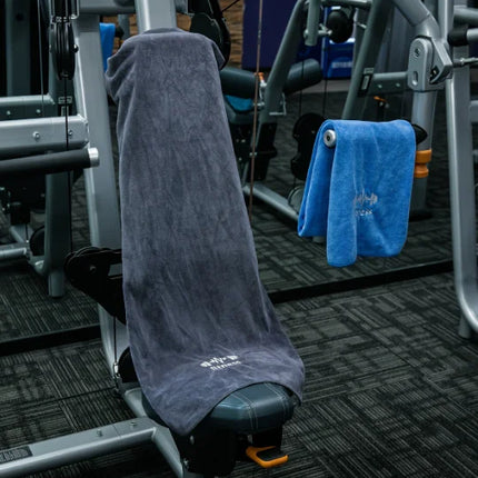 Asciugamano fitness in microfibra per attrezzature da palestra sportive Tappetino per il sudore Spiaggia Corsa Nuoto Asciugamano sportivo antiscivolo assorbente del sudore