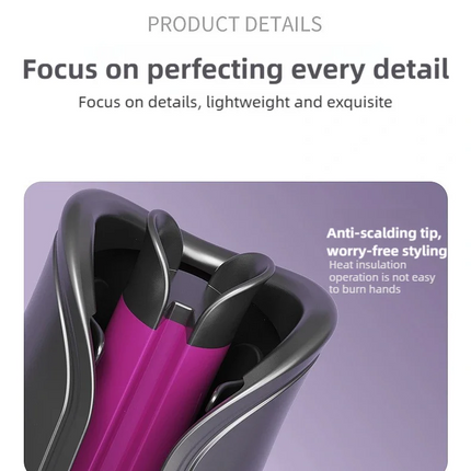 TINSOL 32MM Electric Rotary Curling Iron Automatic Hair Curler Negative Ion Air Rotating Curling Bar Professional Styling Tool