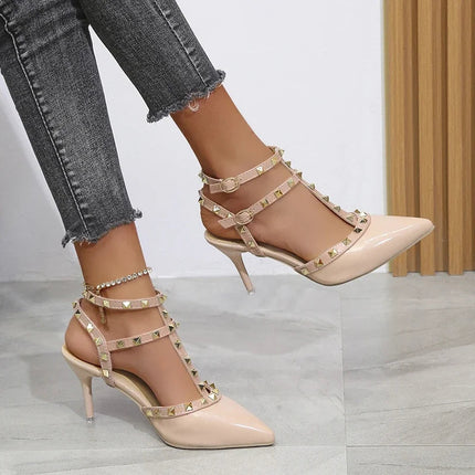 Scarpe donna 2022 estate donna tacchi alti scarpe di san valentino décolleté a punta femminile per scarpe da donna Zapatos Chaussure Femme platinumshop
