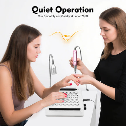 4-in-1 Electric Nail Polisher, 100-240V Professional Nail Drill Machine, Nail Art Tool for Nail Technicians, Beginners & Nail Enthusiasts