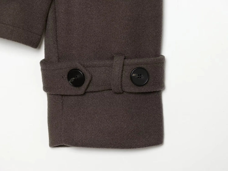 Women's New Jackets Autumn 2026 Fashion Loose High-necked Warm Autumn Woolen Coats Chic Women's Street Youth Outerwear Coats