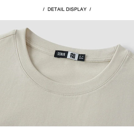 T-shirt lunga Semir con fiocco da donna, vestibilità ampia in cotone, nuova collezione estiva 2025, top grafico carino per ragazze adolescenti