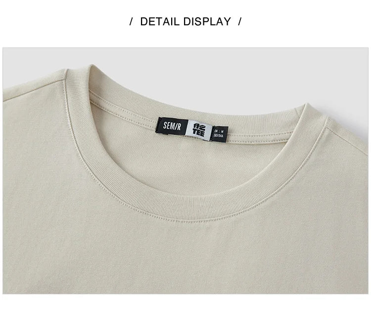 T-shirt lunga Semir con fiocco da donna, vestibilità ampia in cotone, nuova collezione estiva 2025, top grafico carino per ragazze adolescenti