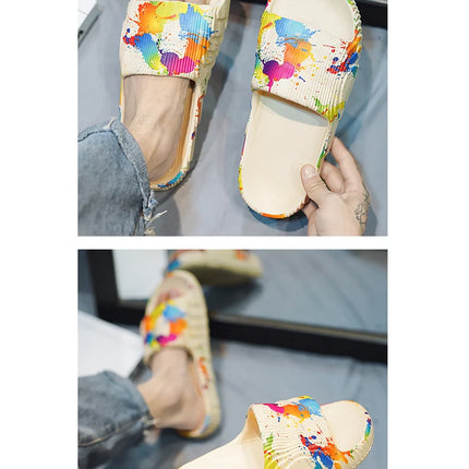 Scarpe estive da uomo Pantofole da spiaggia Scivoli antiscivolo in EVA all'aperto Moda donna Appartamenti Infradito Sandali casual Casa di lusso