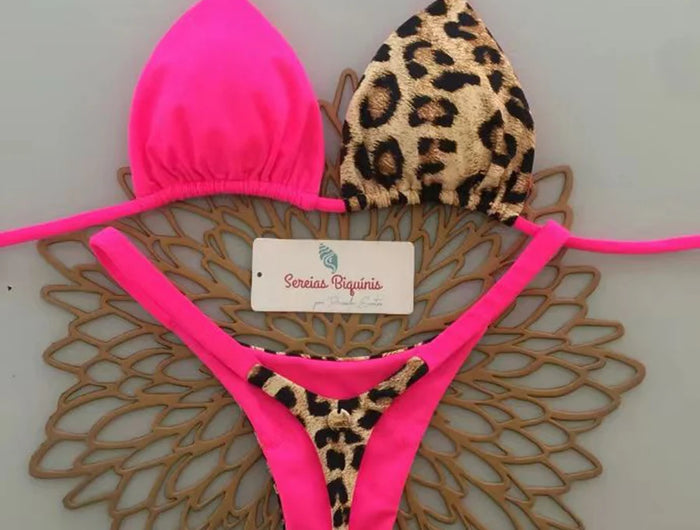 Micro Bikini 2026 Push Up Women's Sexy Brazilian Swimsuits Thong Bikini Set Print Biquini Summer Beachwear