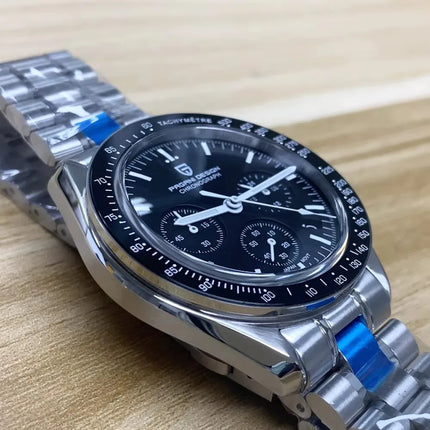 Nuovo Orologio da Uomo PAGANI DESIGN Moon 2026, Orologio al Quarzo di Lusso Dorato per Uomo, Cronografo Sportivo Impermeabile Luminoso con Vetro Zaffiro AR, Lunetta in Ceramica, Acciaio Inossidabile, Regalo per Uomo