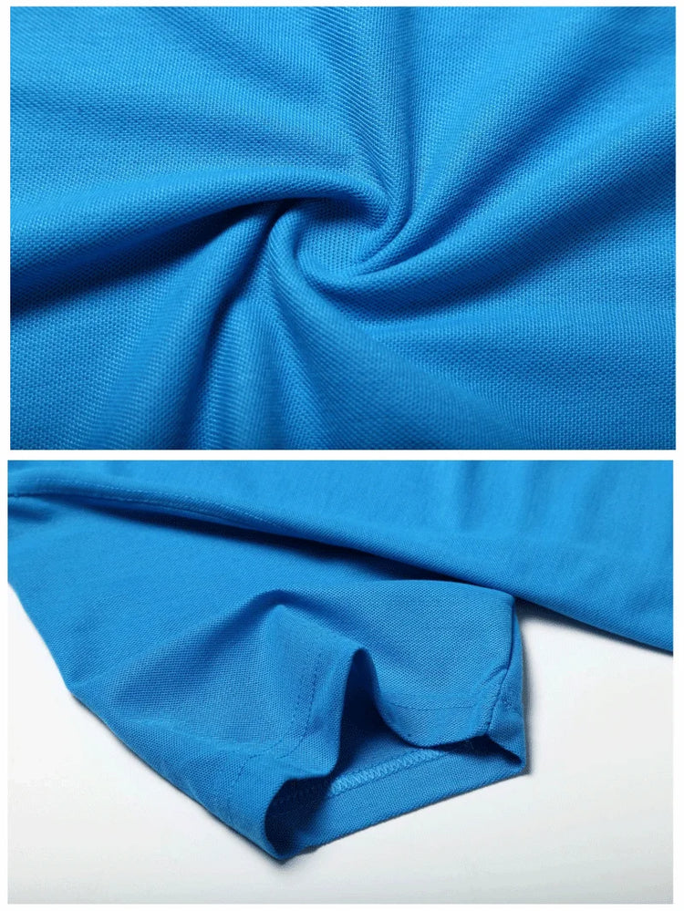 Polo casual estiva Polo personalizzata traspirante economica per società personale Polo da lavoro con ricamo con stampa logo personalizzato