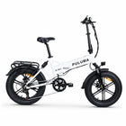 Bicicletta elettrica pieghevole PULUMA FM2.0 con motore da 500W, batteria rimovibile 48V15AH, pneumatici all-terrain da 20*4 pollici, e-bike da montagna per adulti, velocità 25-40km/h, freni a disco idraulici a 7 velocità,
