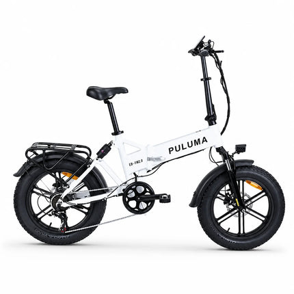 Bicicletta elettrica pieghevole PULUMA FM2.0 con motore da 500W, batteria rimovibile 48V15AH, pneumatici all-terrain da 20*4 pollici, e-bike da montagna per adulti, velocità 25-40km/h, freni a disco idraulici a 7 velocità,