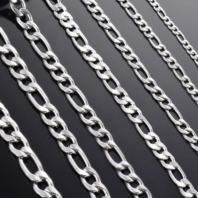 Wholesale 925 Sterling Silver Necklace 2-12mm Width 40-75cm Long Chain Lobster Clasp Men and Women Engagement Jewelry PlatiNum