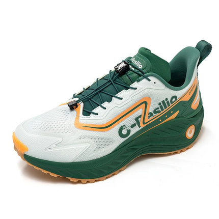 ONEMIX Autunno Inverno Luce 0 Outdoor Shock Assorbibile Leggero Scarpe da corsa da fondo Uomo Antiscivolo Resistente all'usura Arrampicata PlatiNum