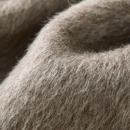 SENTUBILA 100% Wool Winter Jackets for Women Short Coats 2026 Stand Turtleneck Unlined Wool Outerwears Female Clothes W44O56626
