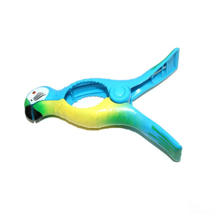 Portasciugamani in plastica riutilizzabile per animali carini con Clip per telo mare antivento di colore