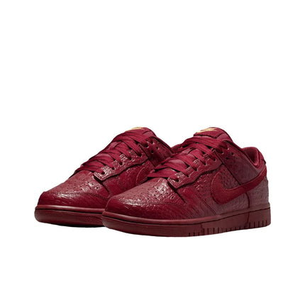 Scarpe da skateboard basse Nike Dunk classiche e versatili da donna rosse HV4388-600