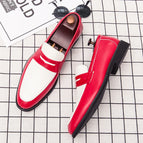 white red
