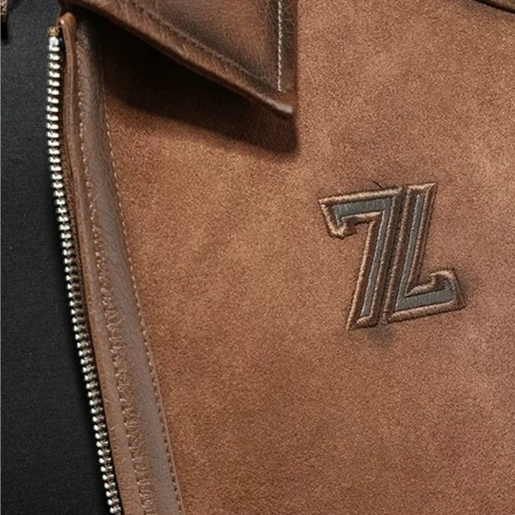 Minglu Faux Leather Autumn Winter Men's Jackets Luxury Solid Color Turn Down Collar Zipper Casual Male Coats Man Outerwear 4XL