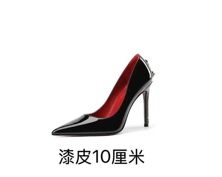 Scarpe da Donna di Design di Lusso, Tacchi Alti a Punta Stiletto con Design a Scettro e Spada Dorata, Moda Regina 2026, Zapatos De Mujer platinumshop