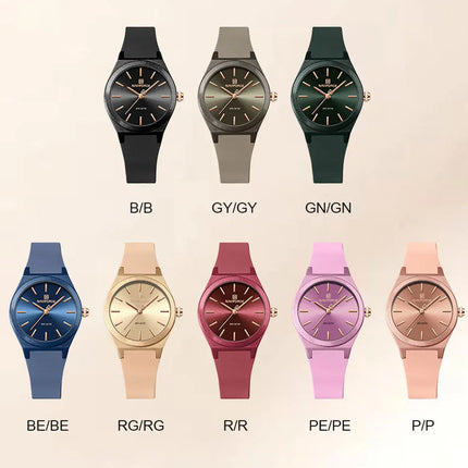 NAVIFORCE 2025 Orologi moda donna Orologio al quarzo Sport Cinturino in silicone Orologi da polso da donna Orologio semplice Regalo relogios feminino platinumshop