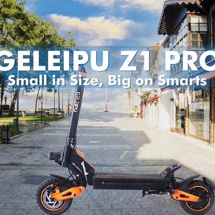 Monopattino Elettrico GELEIPU Z1 PRO per Adulti, Velocità Massima 65km/h, Doppio Motore 2400W, E-Scooter Potente platinumshop