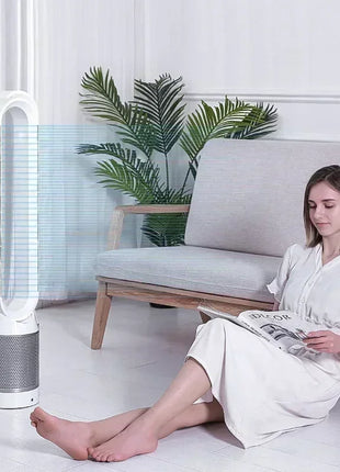 Nuovo ventilatore domestico senza lama da 42 pollici per la purificazione dell'aria: portatile e condizionale.