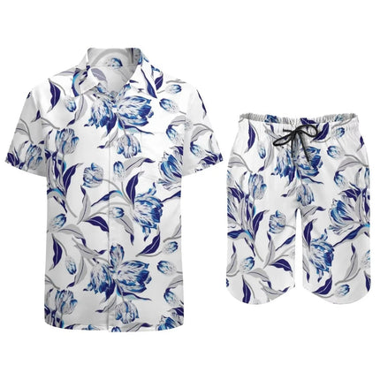 Set da uomo Magic Mushroom 80S 90S Stampa 3D Camicia hawaiana Set Camicia moda casual da donna da uomo + Pantaloncini 2 pezzi Set completo da spiaggia platinumshop