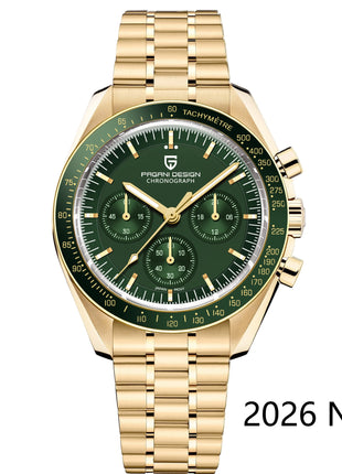 PAGANI DESIGN 2026 Nuovi Orologi da Uomo di Lusso, Orologio al Quarzo Sportivo con Cronografo, Data Automatica, Movimento Giapponese VK63, Vetro Zaffiro AR, Consegna Rapida dai Magazzini Europei
