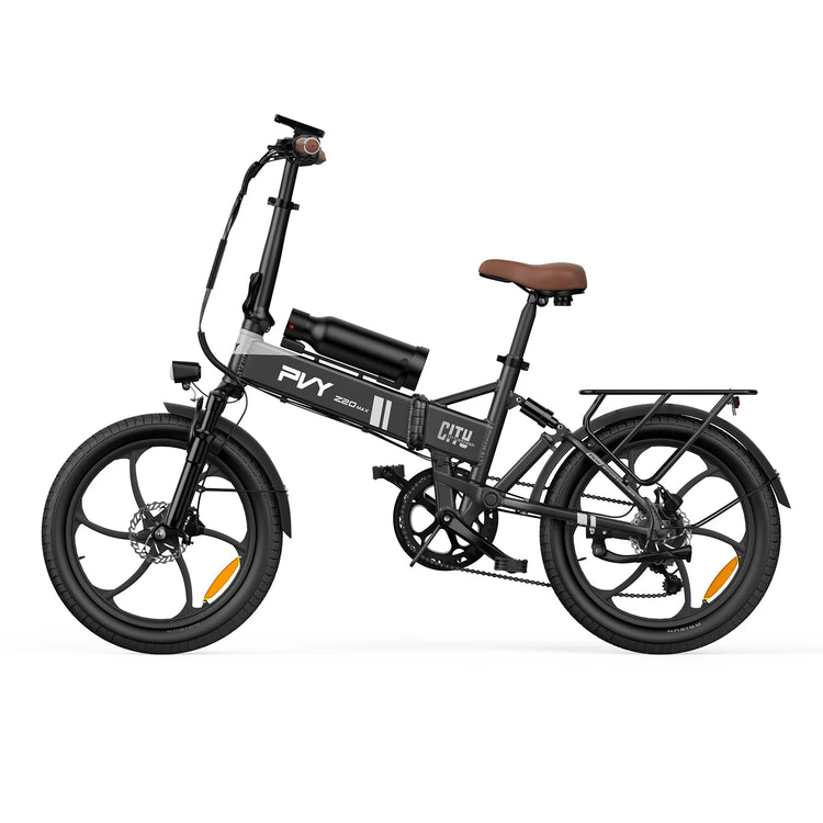 Bicicletta Elettrica Pieghevole PVY Z20 MAX con Sensore di Coppia, Doppia Batteria per Pendolarismo Urbano, E-bike a Pedalata Assistita con Autonomia di 25.6Ah