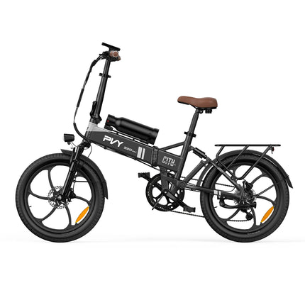 Bicicletta Elettrica PVY Z20 MAX, Sensore di Coppia, Motore da 750W, Doppia Batteria 36V25.6Ah, Pneumatici da 20*2.3 pollici, Autonomia Massima 200km, Freno Idraulico