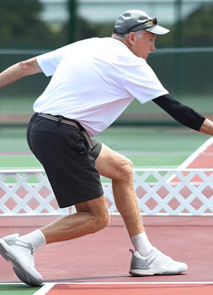 FitVille Scarpe da pickleball larghe da uomo Scarpe da tennis Scarpe da tennis da cancha intera con supporto per l'arco plantare Scarpe sportive leggere antiscivolo