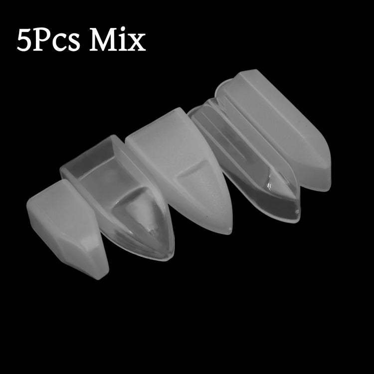 Transparent Plastic Cuticle Nipper Protective Cover Anti-Scratch Dustproof Storage Sleeve Nail Tool Tip Guard Cap