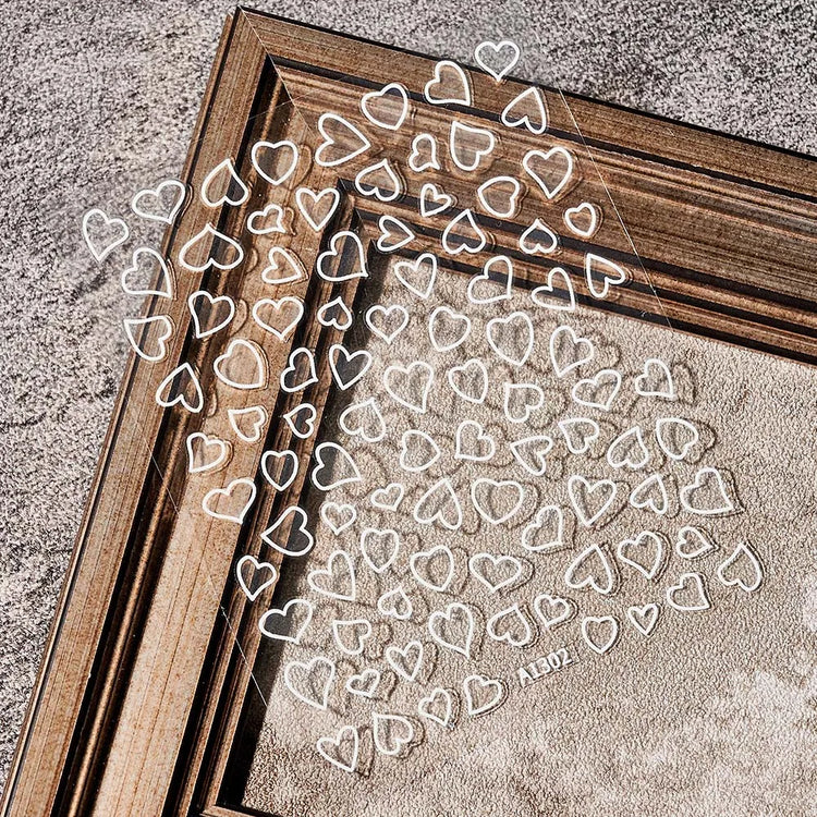 1PC 26-English Alphabet Number 3D Self-adhesive Nail Art Decal Sticker Word Small Letter Nail Decals Sticker Manicure Decoration
