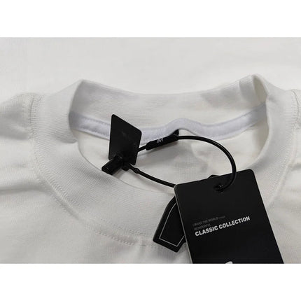 Small Neck T-shirts Men 350gsm Cotton Solid Color Male Short-sleeved T-shirt Spring Summer Loose Bottoming Shirt Casual T Shirts PlatiNum