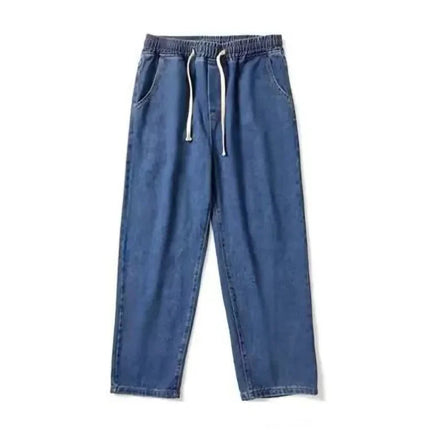 Jeans Men Wide Leg Cargo Pants Streetwear Baggy Men Korean Fashion Loose Straight Male Clothing Y2K Hip Hop Style Male Trousers PlatiNum