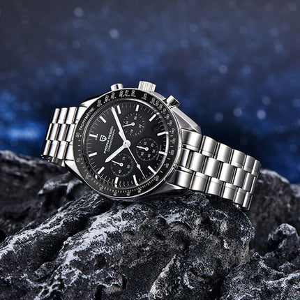 Nuovo Orologio da Uomo PAGANI DESIGN V6 Moon 2026, Orologio da Polso al Quarzo di Lusso, Cronografo Veloce, Vetro Zaffiro AR, Impermeabile, Luminoso, VK63, Regalo per Uomo