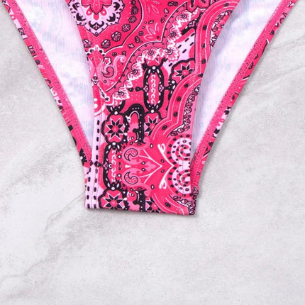 Sexy Push Up Bikini 2024 Costume da bagno donna Due pezzi Costumi da bagno Perizoma femminile Bikini Set Nuoto per costumi da bagno Biquini brasiliano platinumshop