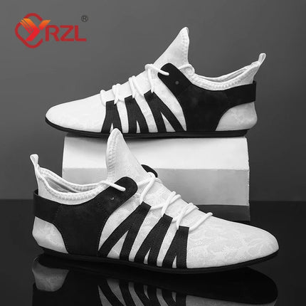 YRZL Mocassini in rete da uomo Mocassini da guida Fondo sottile Scarpe basse da passeggio Mocassini casual antiscivolo traspiranti Scarpe da uomo estive
