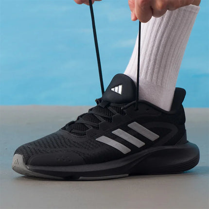 Scarpe da corsa riflettenti adidas All Black, sneakers casual atletiche antiscivolo con cuscino in rete traspirante, per uomo e donna JH5150