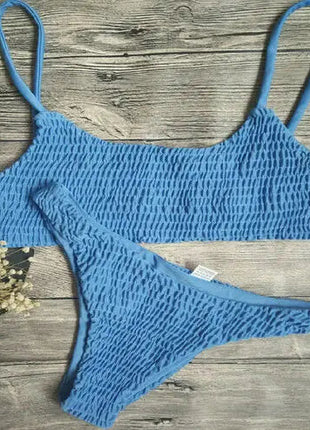 Nuova vendita calda donne sexy reggiseno imbottito push-up bikini set costume da bagno a pieghe costumi da bagno nuoto costume da bagno da spiaggia bikini set PlatiNum