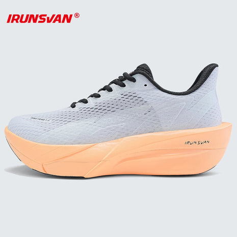 IRUNSVAN Surface 2000 Nylon Running Shoes for men Professional High Springback Training Women Outdoor Fitness Sport Shoes  ﻿ PlatiNum